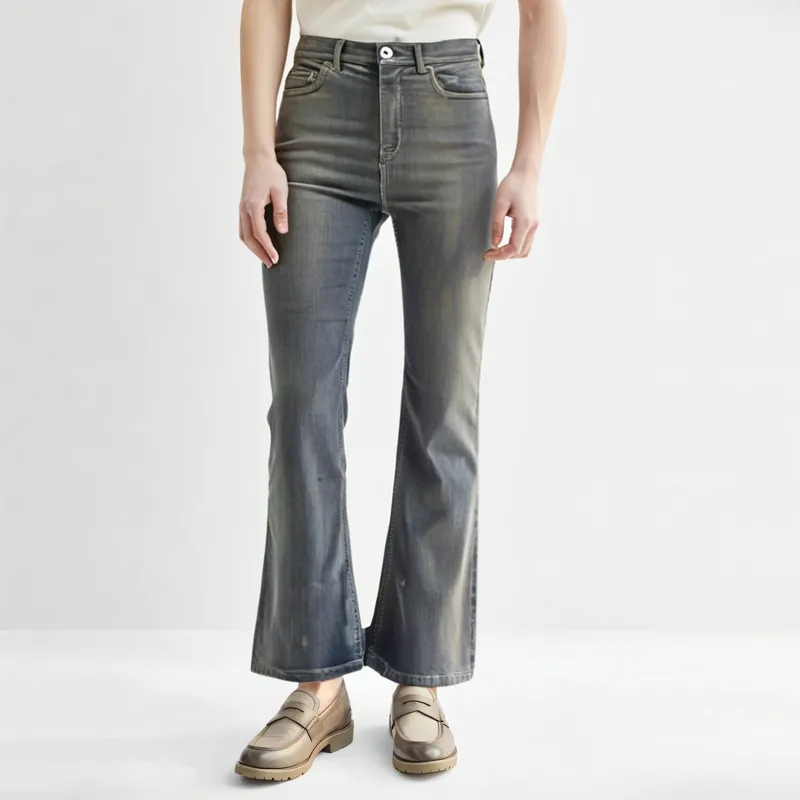 Rick Owens DRKSHDW Bias Bootcut Jeans-2