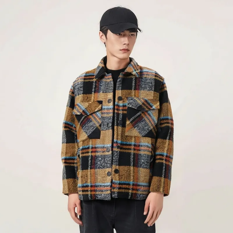 New Era Jackets Unisex Beige Black-3
