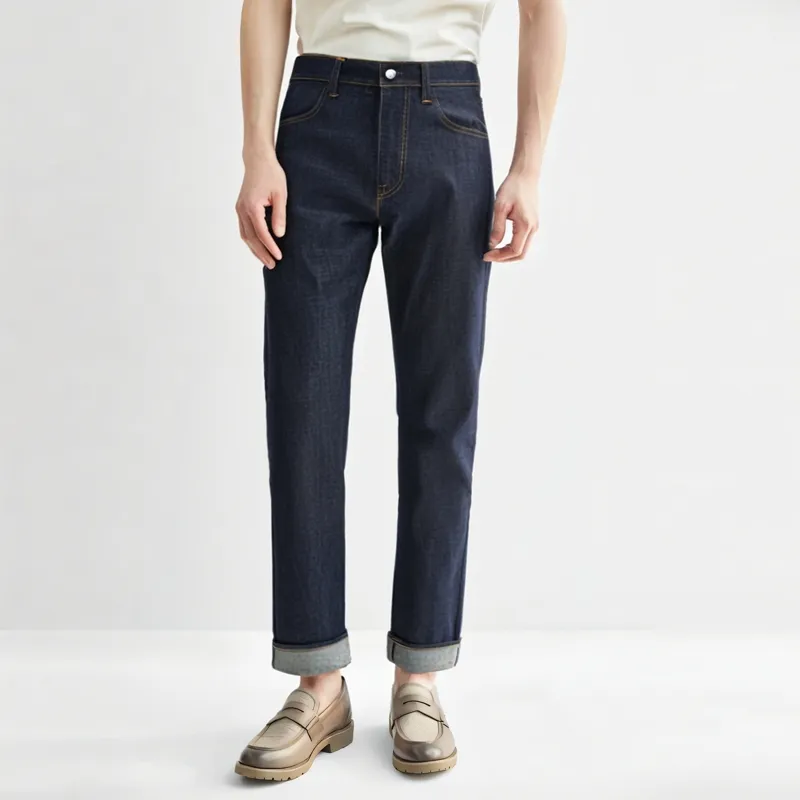 EVISU Jeans Men Denim Blue-2