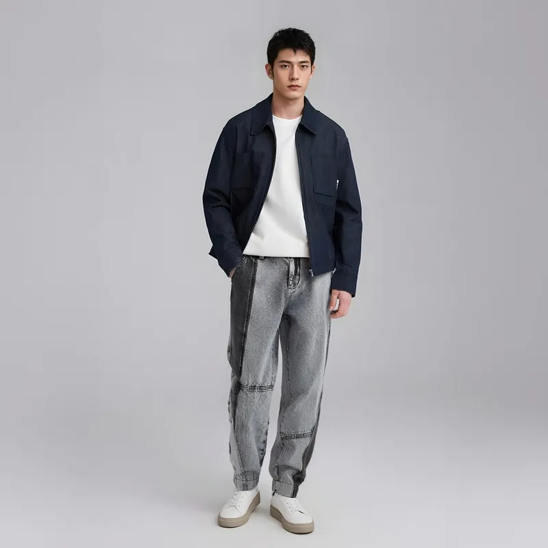 Cabbeen Jeans Men Coal Black-2