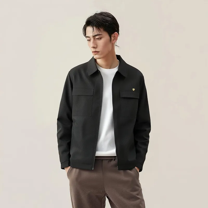 PIERRE CARDIN Jackets Coats Men's Black-3