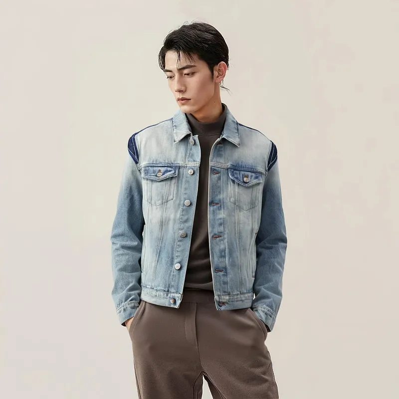 MM6 Maison Margiela Distressed Denim Jacket-2