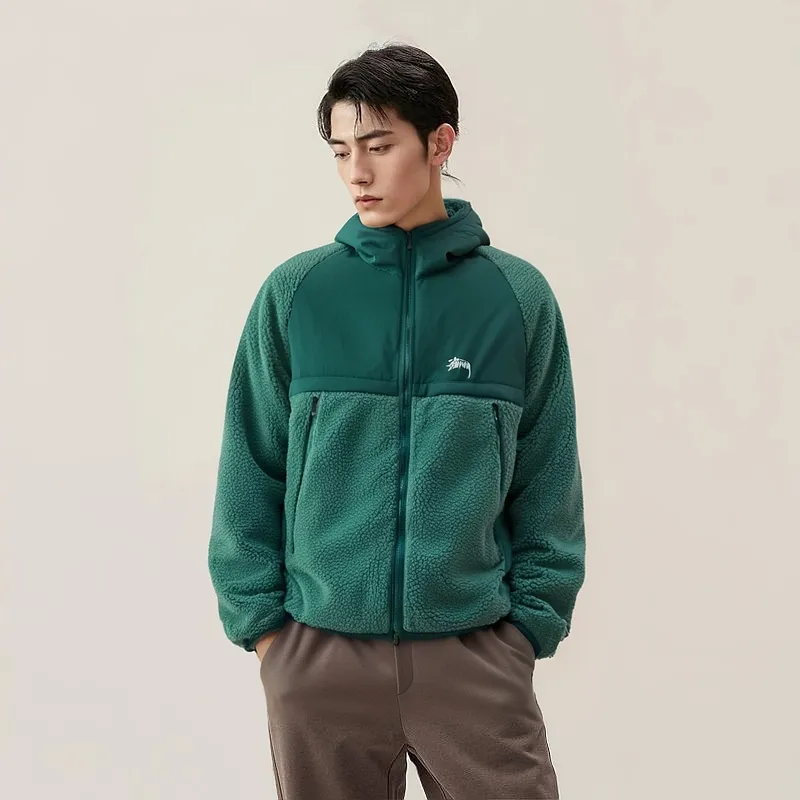 Stüssy Shearling Panelled Jacket-3