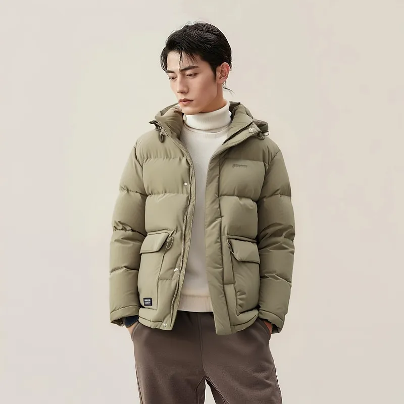 COVERNAT Down Jacket Unisex Beige-3
