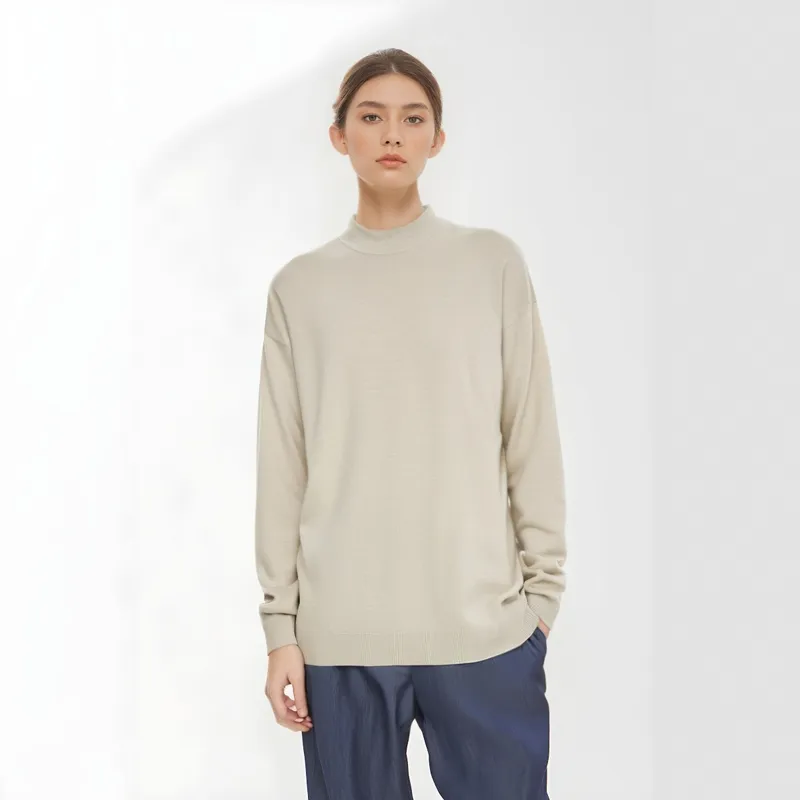 UNIQLO Sweaters Unisex Beige-1