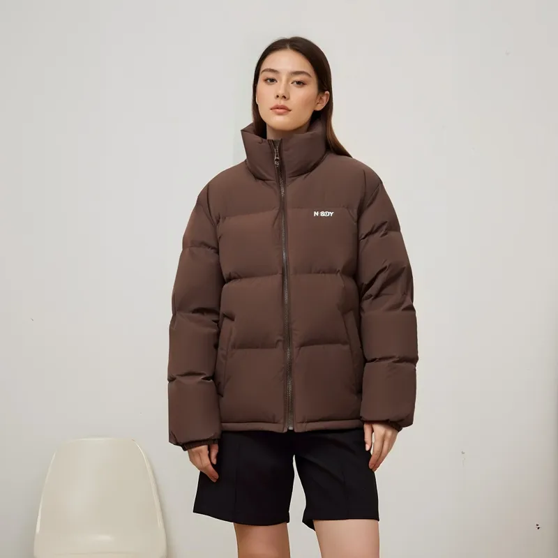 NERDY FW24 Down Jacket Unisex Brown-2