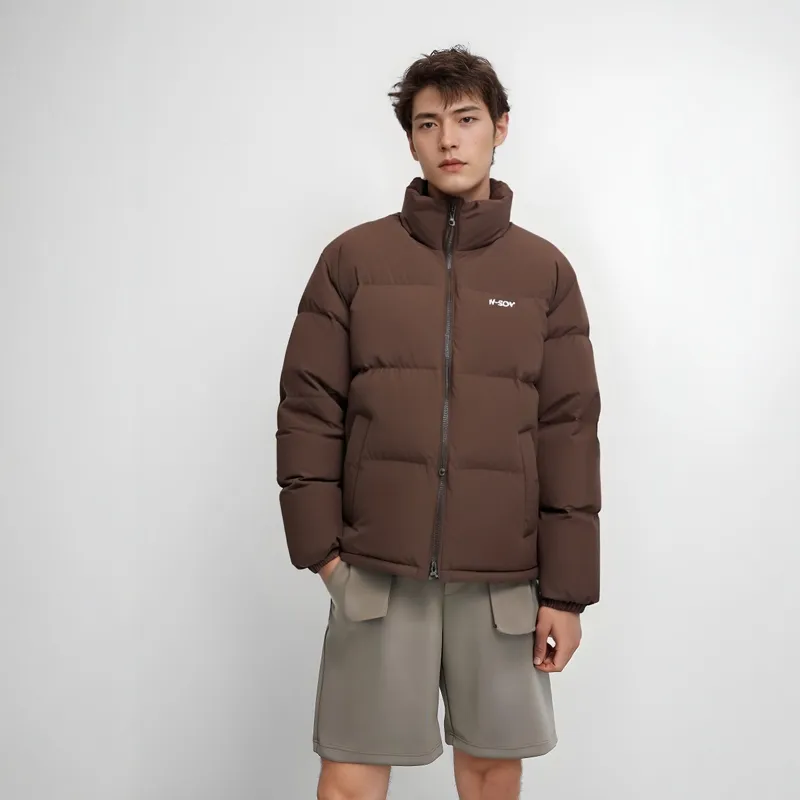NERDY FW24 Down Jacket Unisex Brown-3