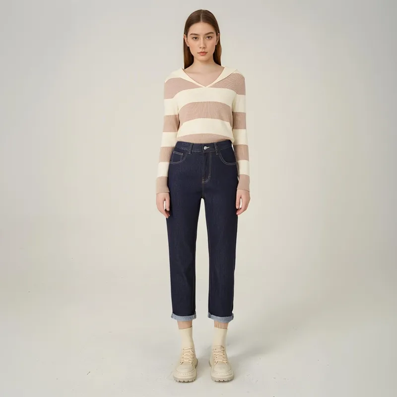 CHOUCHOUS Jeans Unisex Blue-2