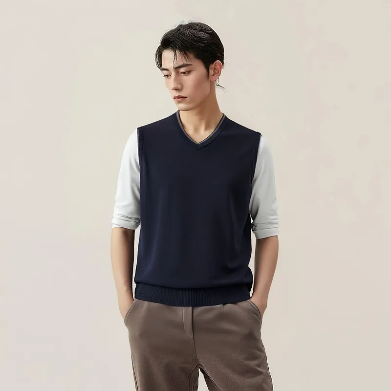 H YXIANG Sweaters Men-6