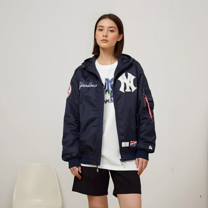 New Era x Alpha Industries FW24 Jacket Unisex Navy Blue-2