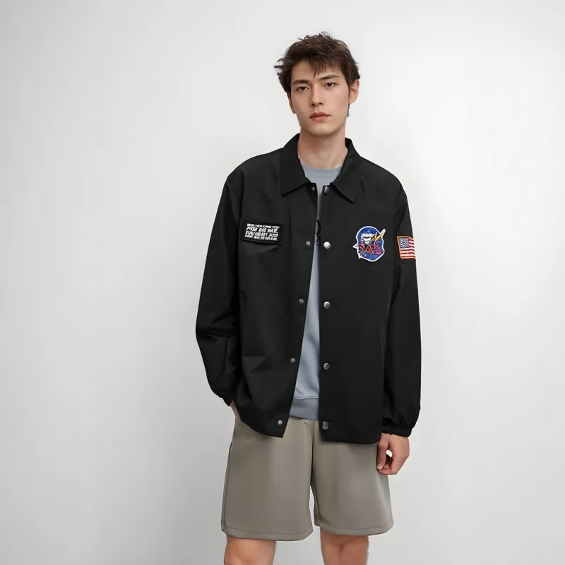 BAPE Space Ape Relaxed Fit Coach Jacket -2