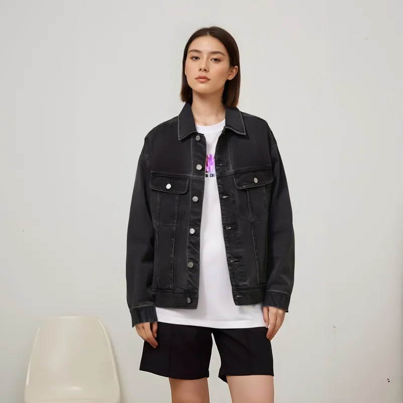 Lee x Have A Good Time Jacket Unisex Black-1