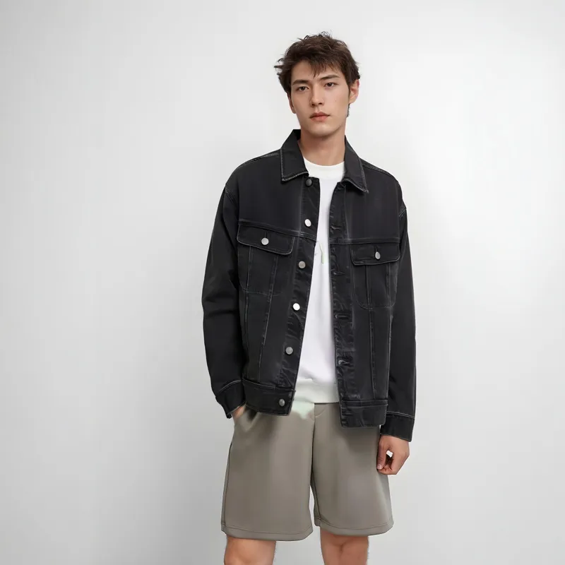 Lee x Have A Good Time Jacket Unisex Black-2
