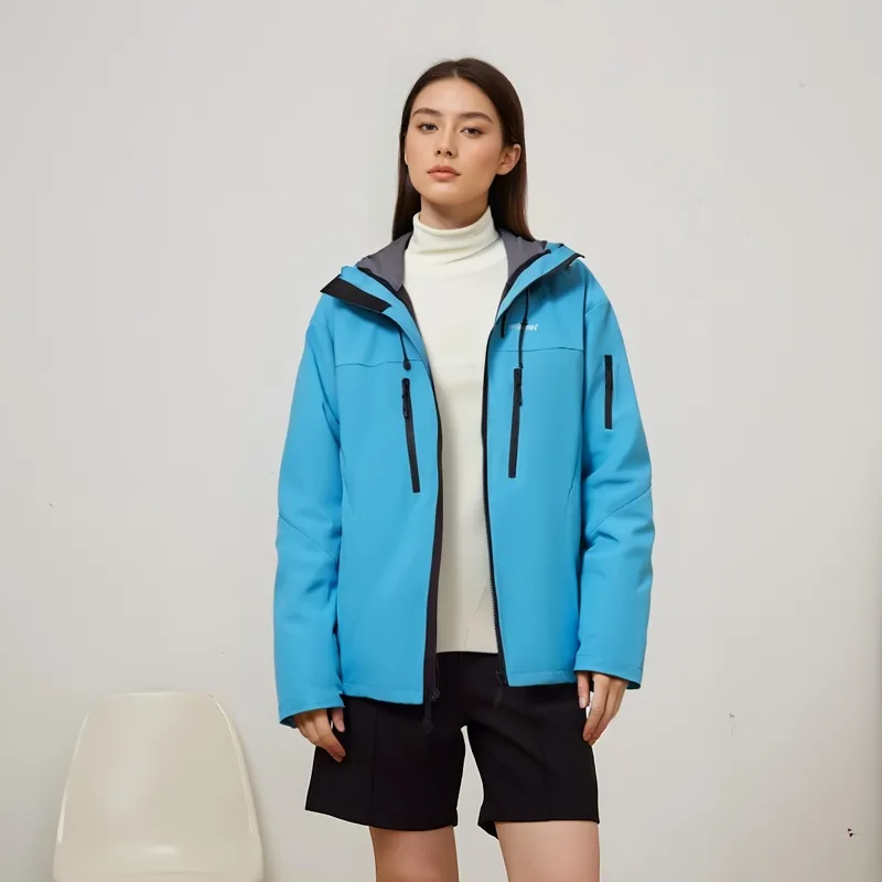 PCMY Jackets & Coats Unisex Sky Blue-3
