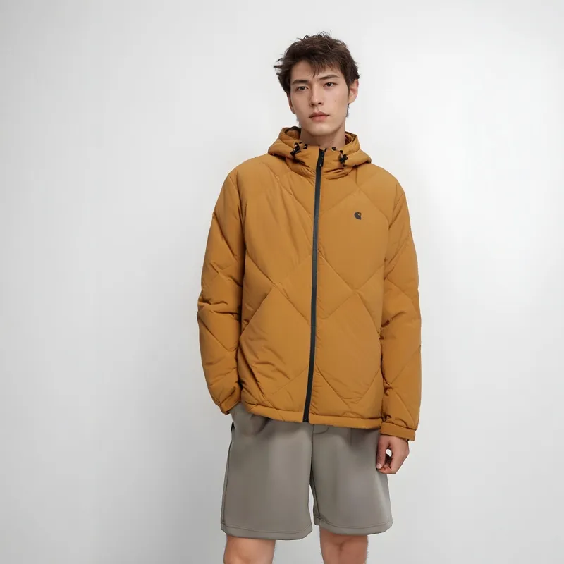 Carhartt WIP FW22 Down Jacket Unisex Ginger Yellow-3