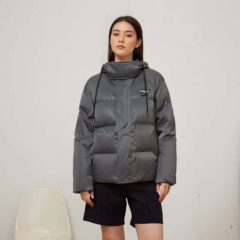 Boy London FW23 Down Jacket Unisex Gray-4