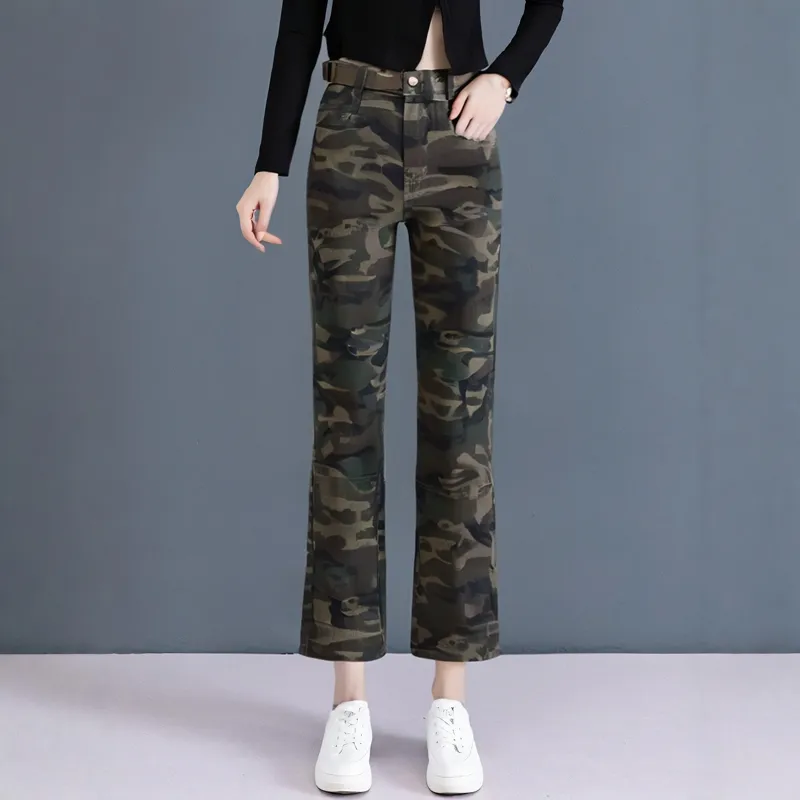 SUPEREALLY Jeans Unisex Camouflage-2