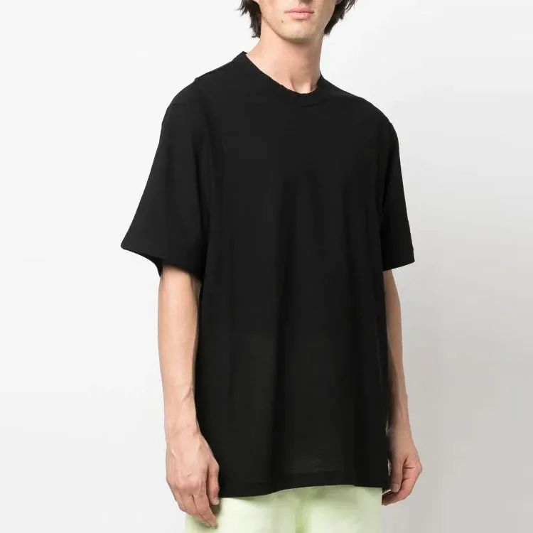 Y 3 Drop shoulder Cotton T Shirt-2