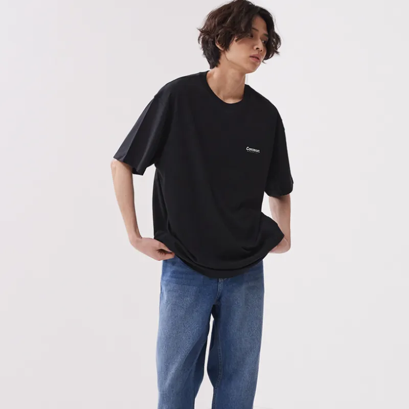 COVERNAT SS24 T Shirt Men's Set Of 2 Black-3