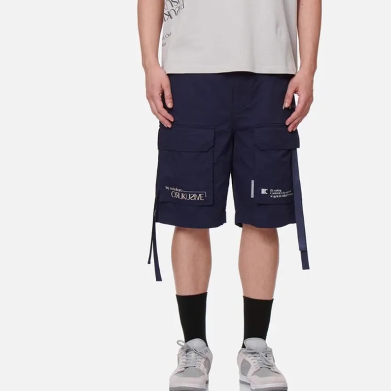 EVISU SS22 Shorts Men's Dark Blue-3