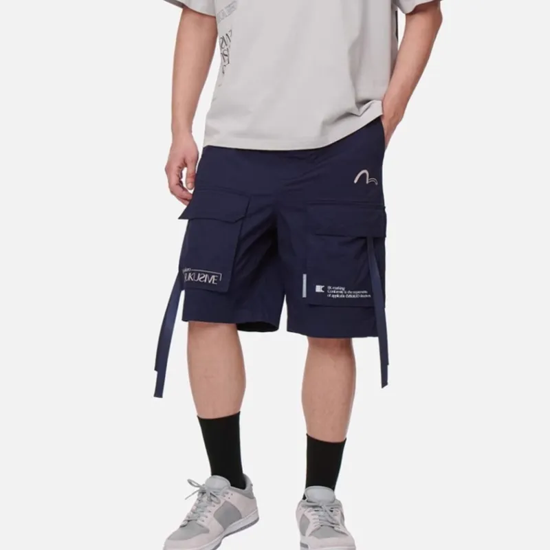 EVISU SS22 Shorts Men's Dark Blue-5