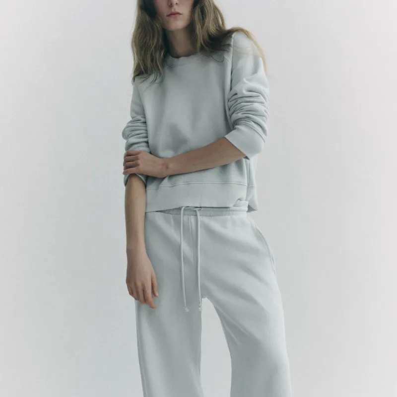 ZARA Sweatshirt Women's Light Blue-2