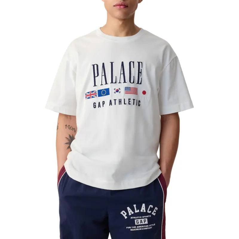 PALACE X GAP Heavy Jersey T-Shirt-1