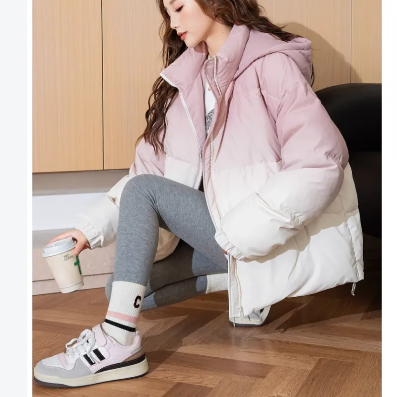 Tonlion Down Jacket Women's Sheer Pink-4