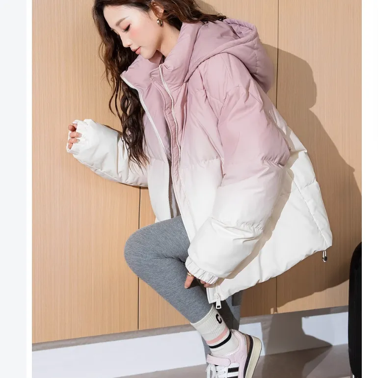 Tonlion Down Jacket Women's Sheer Pink-3