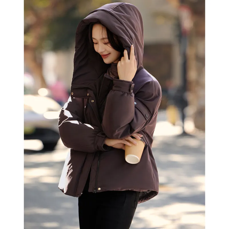 Mo Han Yi Mei Down Jacket Women's Dark Brown-3