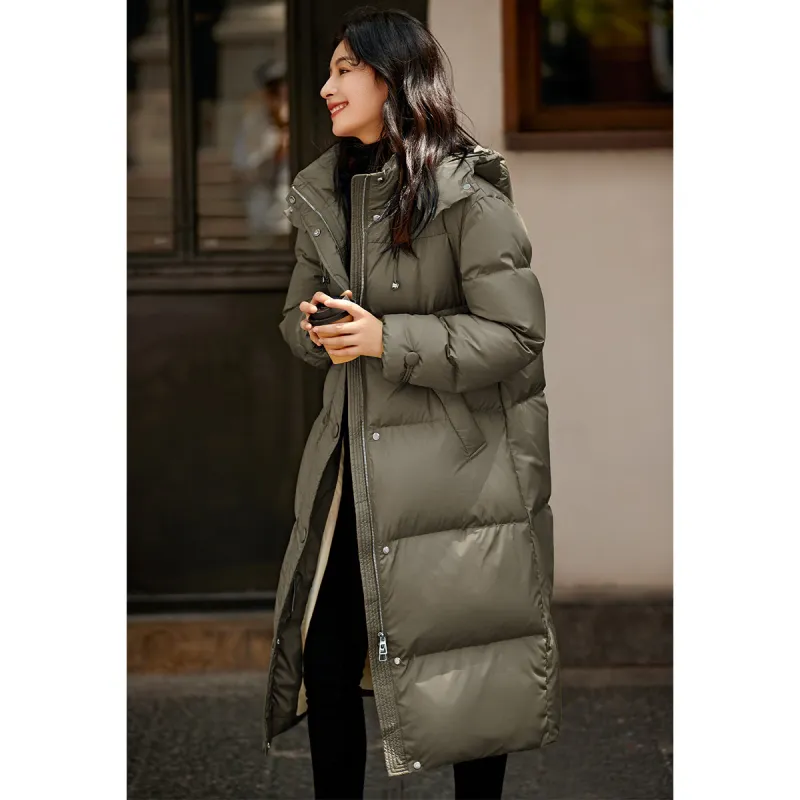 Mo Han Yi Mei Down Jacket Women's Army Green-4