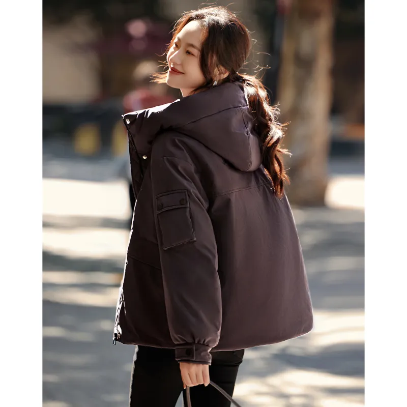 Mo Han Yi Mei Down Jacket Women's Dark Brown-4