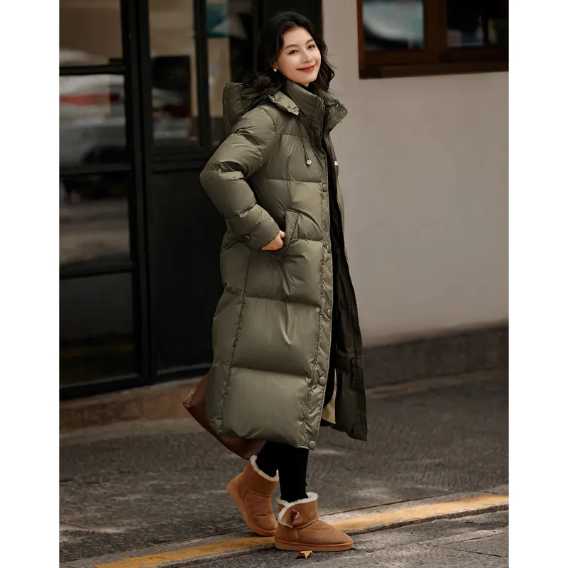 Mo Han Yi Mei Down Jacket Women's Army Green-3