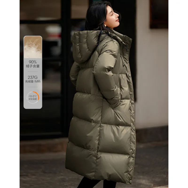 Mo Han Yi Mei Down Jacket Women's Army Green-1