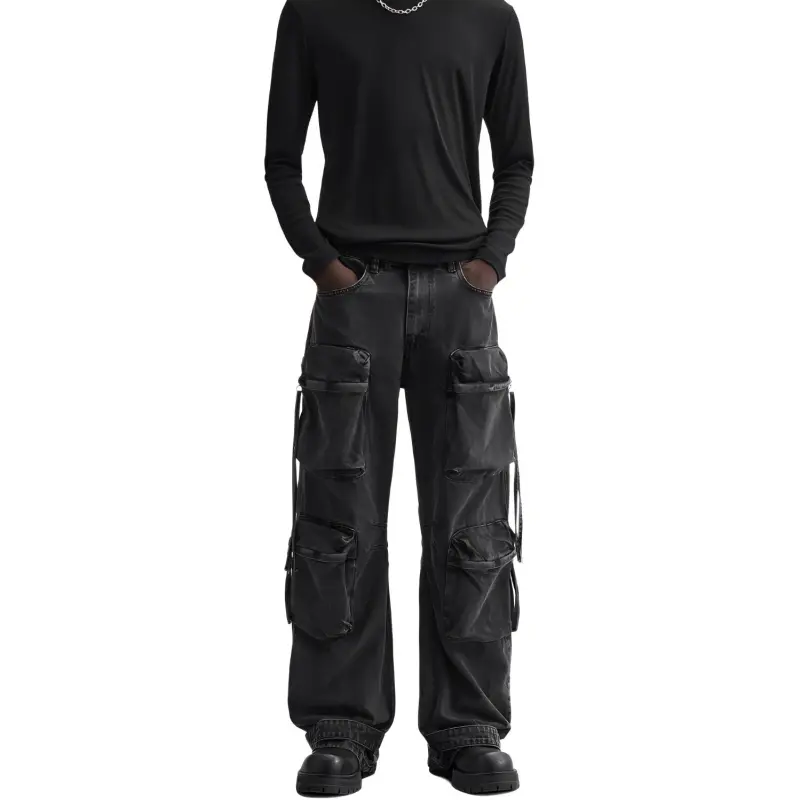 ZARA Jeans Unisex Black-3