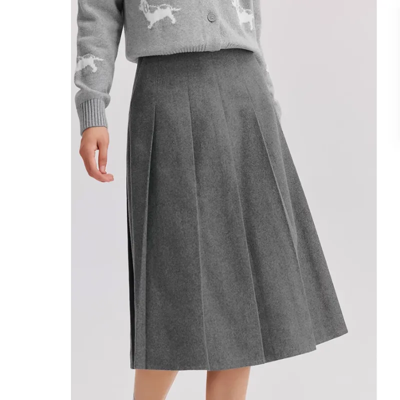 SEM/R Casual Short Skirts Women's Gray Tone-4