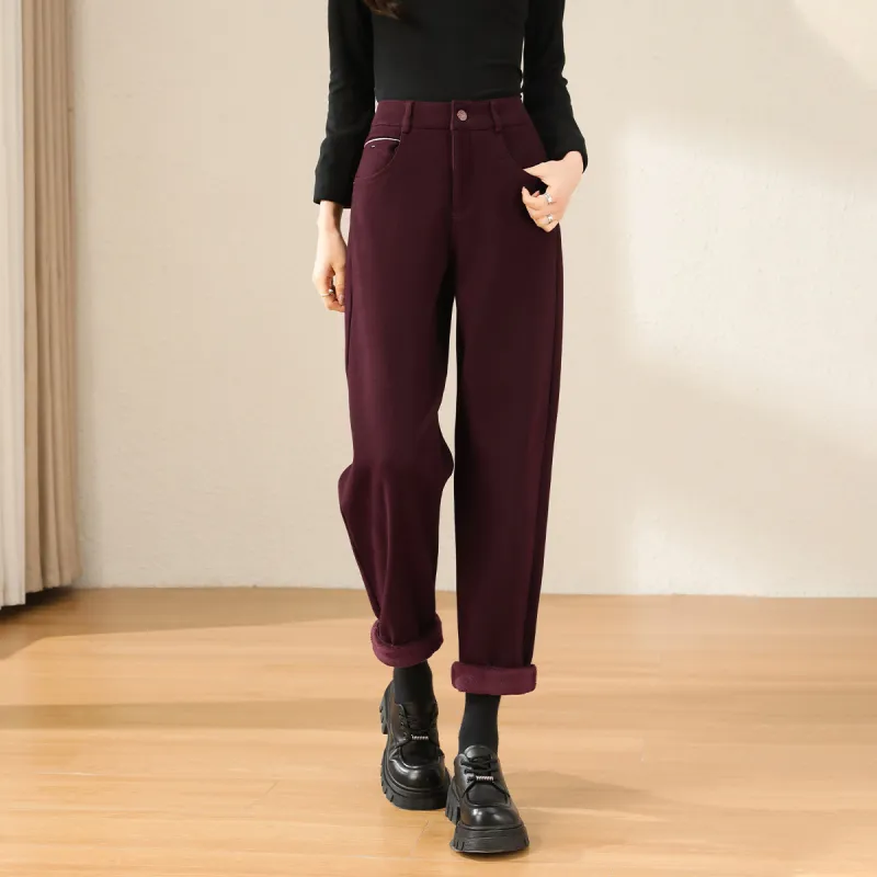 TERRE BLEUE Jeans Women's Red-1