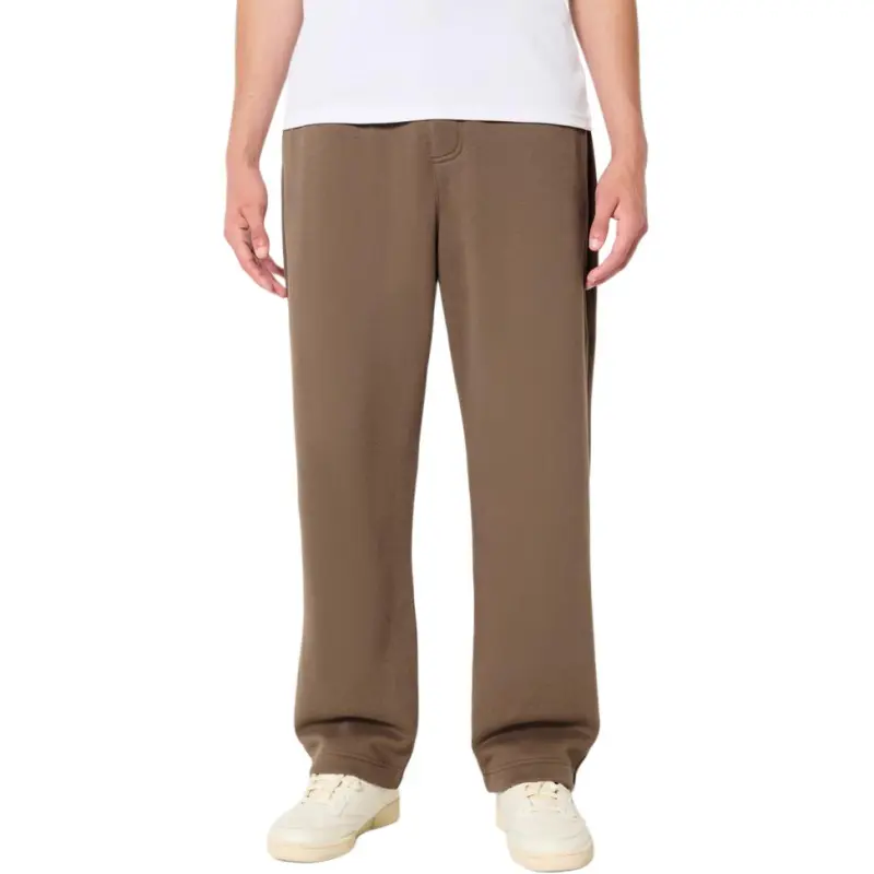 Hollister Knitted Sports Pants Men's Brown-2