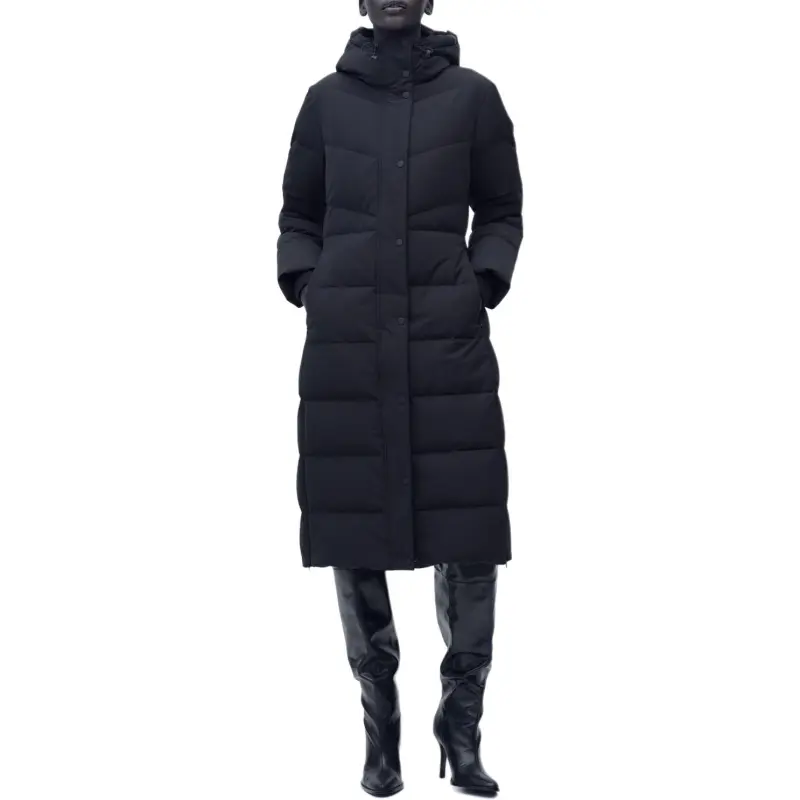 ZARA Down Jackets Women's Black-2