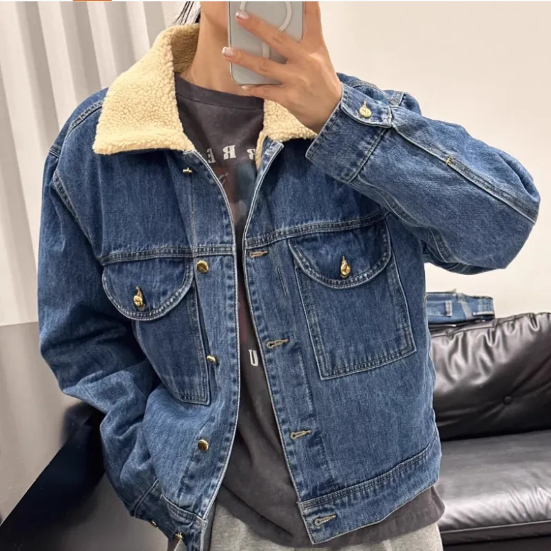 Blaze Milano FW23 Denim Jacket Unisex Denim Blue-3