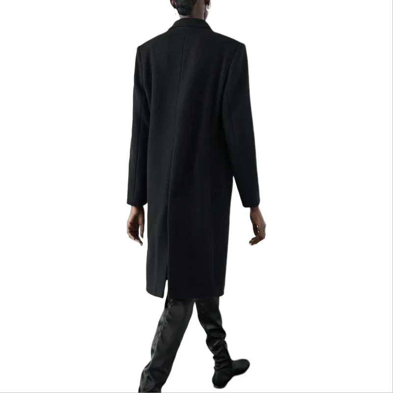 Massimo Dutti Coats Women's Black-3