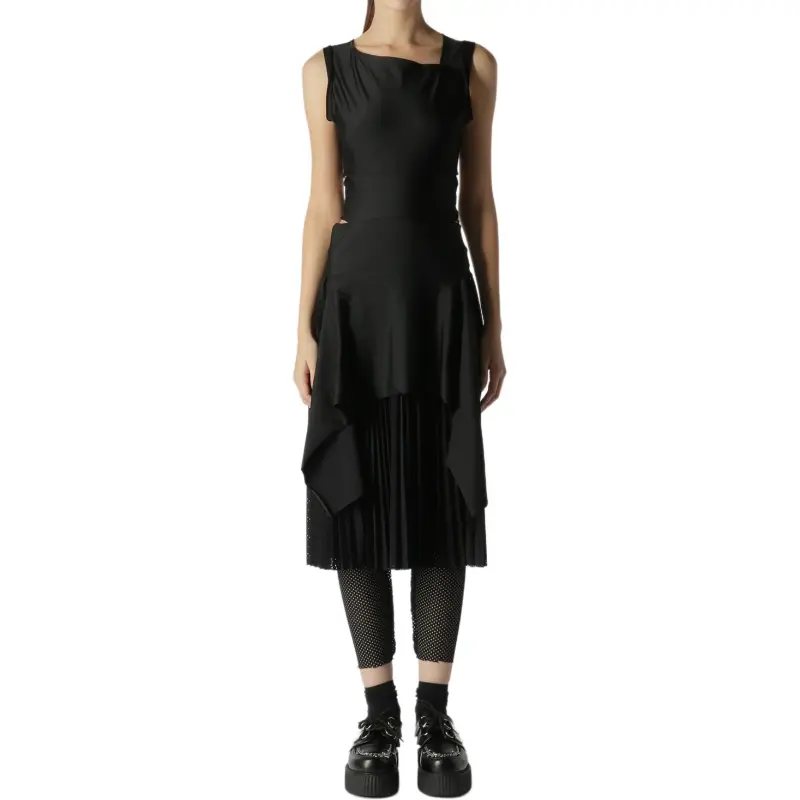Yohji Yamamoto Sleeveless Dress Women's Black-2