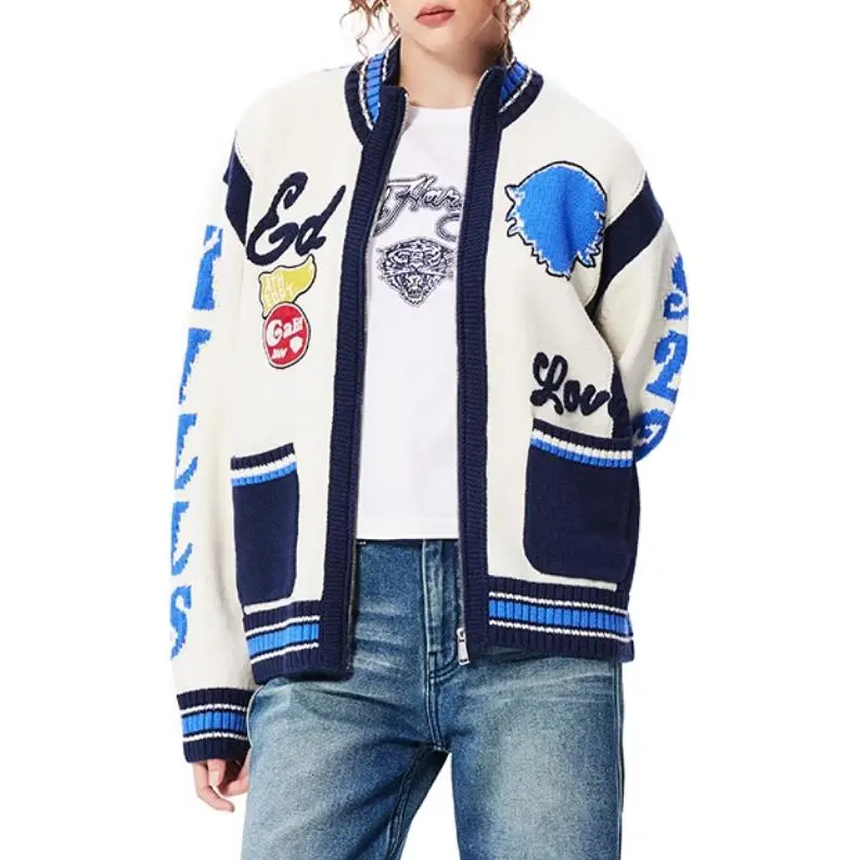 Ed Hardy FW24 Knitwear Women's Ivory White-3