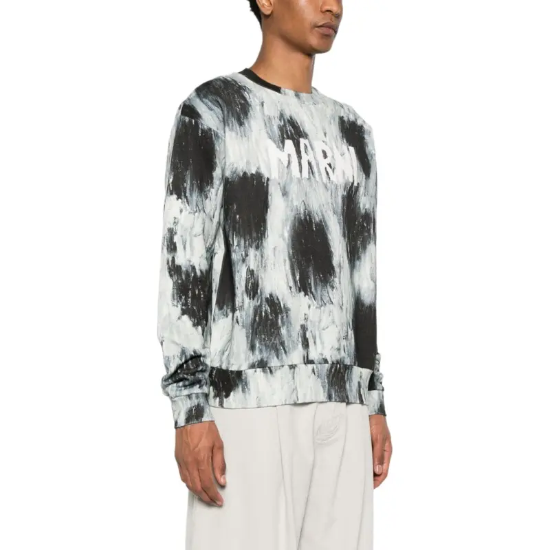 MARNI Placed Scribble Logo Sweatshirt-2