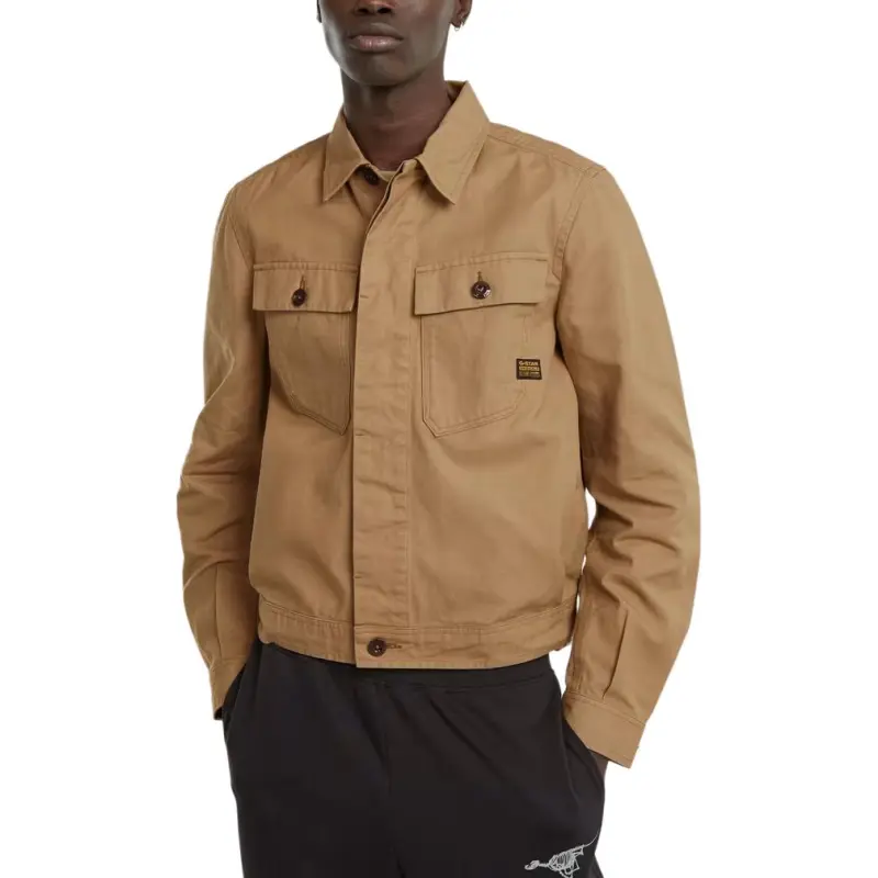 G STAR RAW Jackets Coats Men's Earth Yellow-3