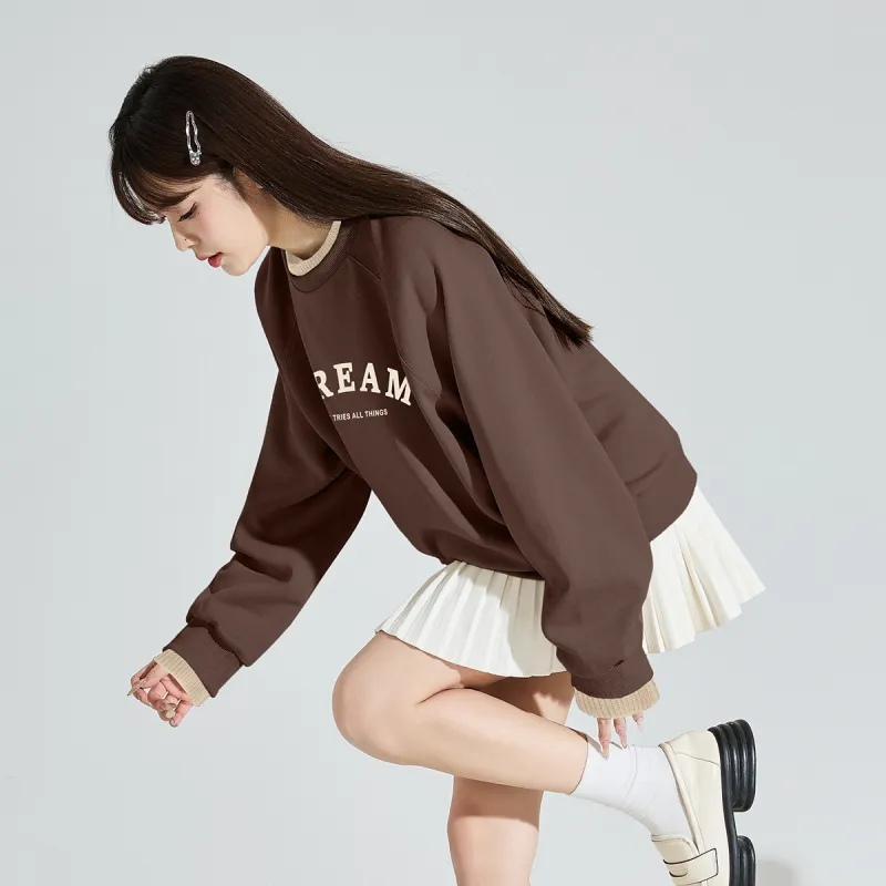 Tonlion Sweatshirt Women's Chocolate-3