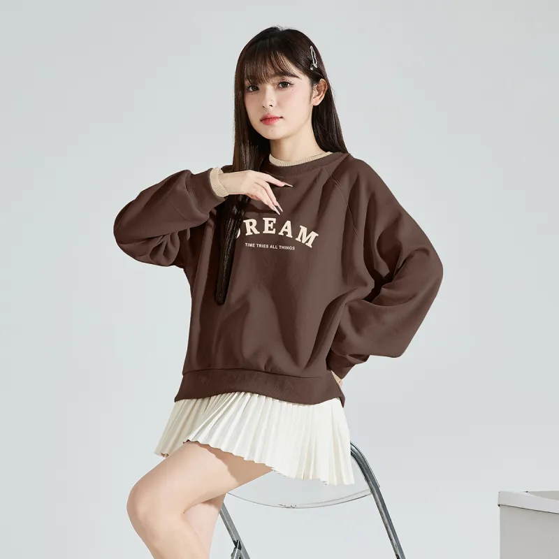 Tonlion Sweatshirt Women's Chocolate-1