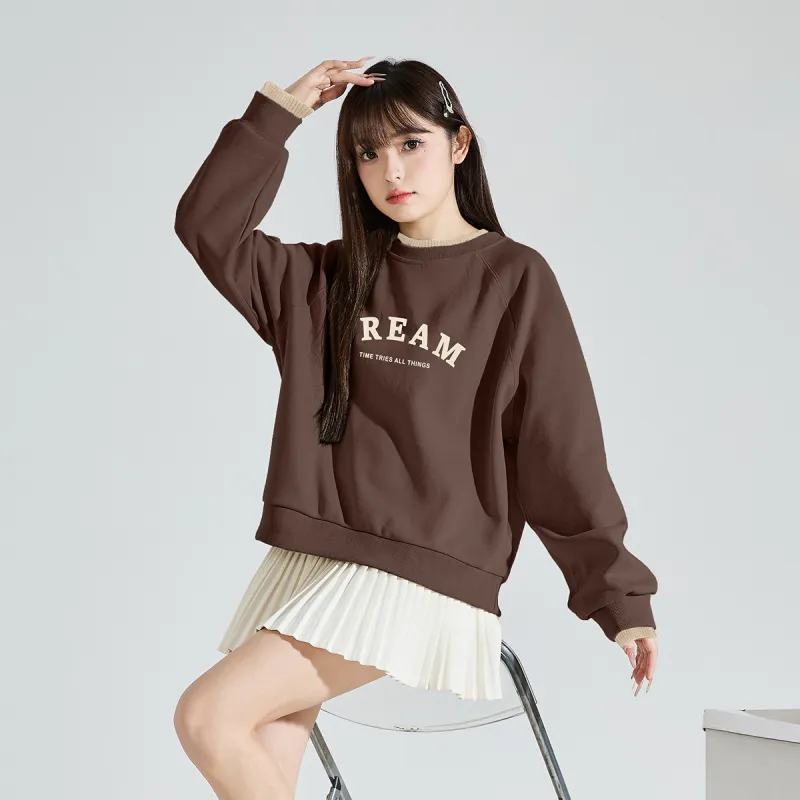 Tonlion Sweatshirt Women's Chocolate-2