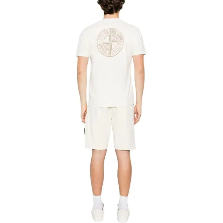 STONE ISLAND Compass Printed Crewneck T Shirt-2