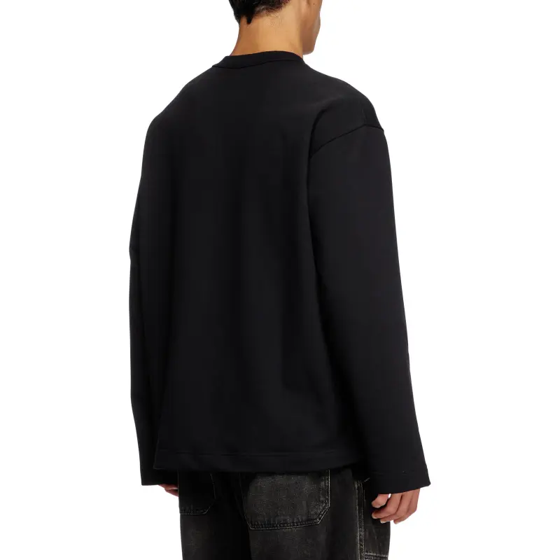 DIESEL Logo Plaque Crewneck T Shirt-1